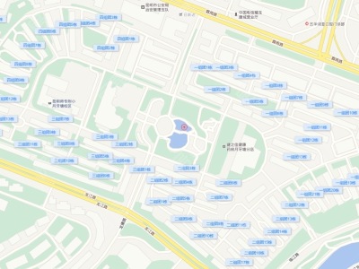 3室2廳1陽(yáng)臺(tái) 月牙塘小區(qū)小區(qū)平面圖