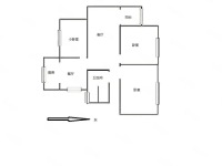 3室2廳1陽臺 金實小區(qū)耀實園戶型圖