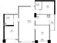 3室2廳1陽臺 天驕北麓北區(qū)戶型圖