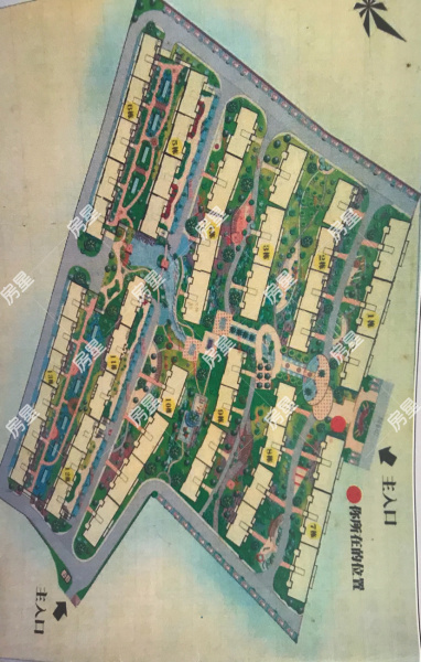 4室2廳2陽臺 世紀半島茶溪谷小區(qū)平面圖