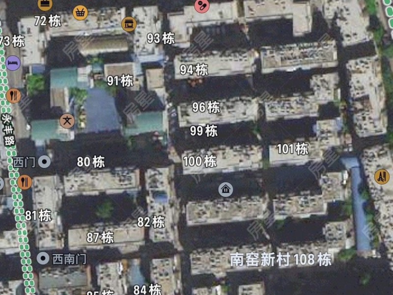 南窑小区（南窑新村）小区平面图