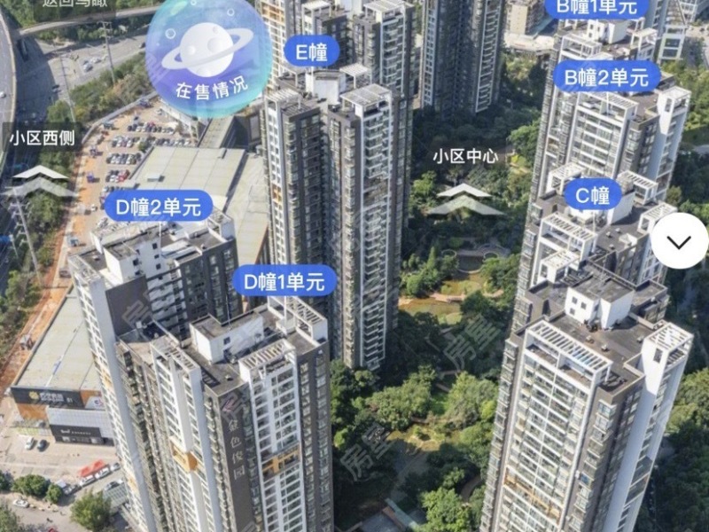 金色俊园小区平面图