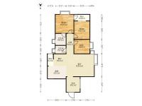 3室2廳1陽(yáng)臺(tái) 麗水雅苑戶型圖