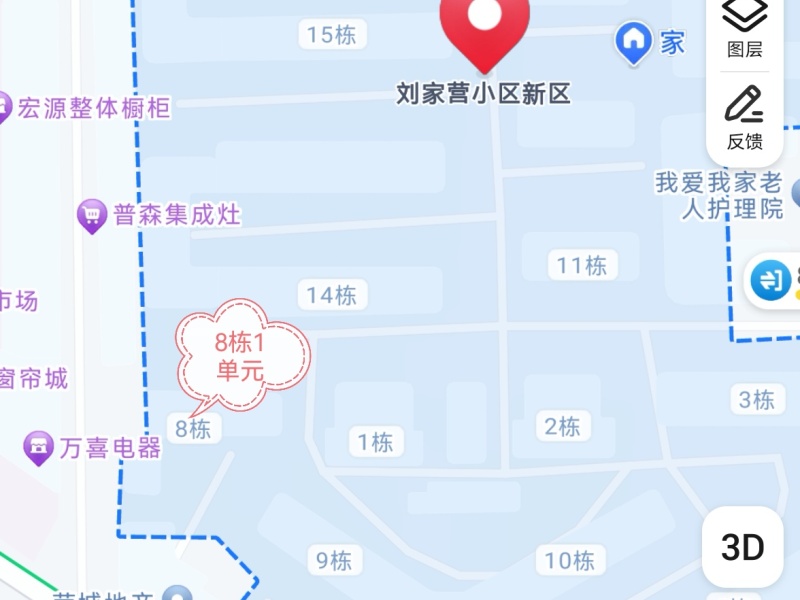 刘家营新区小区平面图