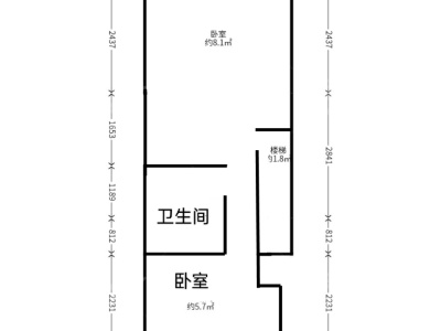 1室1廳1陽(yáng)臺(tái) 遠(yuǎn)洋青云府