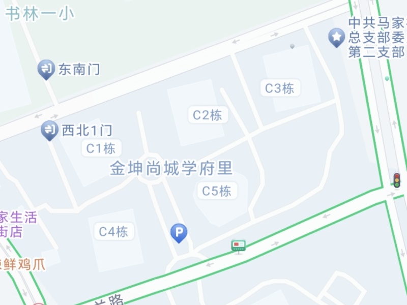 金坤尚城学府里小区平面图