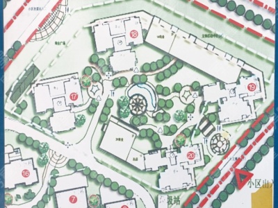 2室2廳 山水潤城小區(qū)平面圖