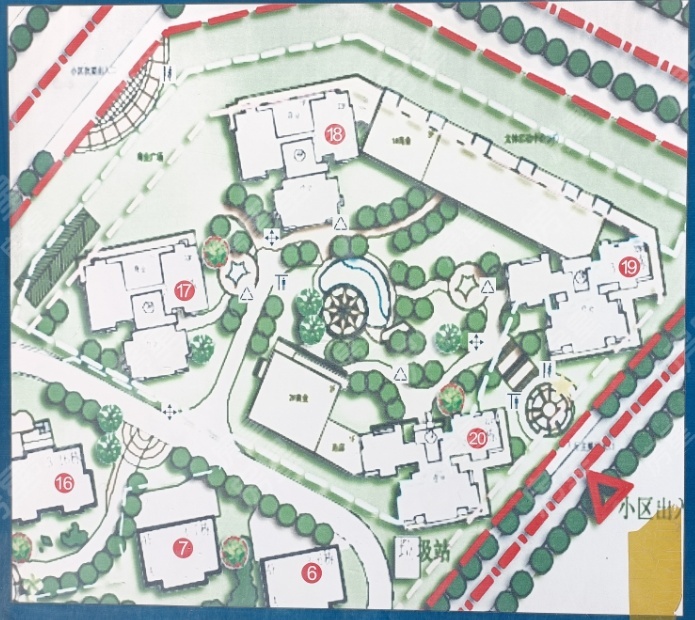 2室2廳 山水潤城小區(qū)平面圖