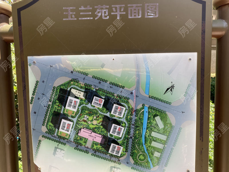 2室2廳2陽臺 俊發(fā)城玉蘭苑小區(qū)平面圖