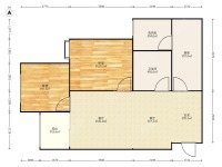 2室2廳2陽臺 俊發(fā)城玉蘭苑戶型圖
