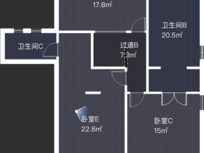 5室2廳3陽(yáng)臺(tái) 新希望白麓城三期