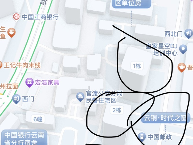 6室4廳2陽(yáng)臺(tái) 云銅時(shí)代之窗小區(qū)平面圖