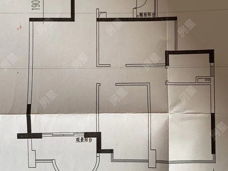 3室2廳1陽(yáng)臺(tái) 實(shí)力北岸戶型圖