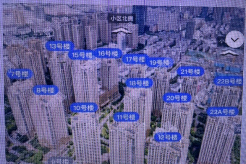 滨江俊园香侬组团小区平面图