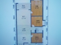 3室2廳1陽臺 新亞洲星辰園戶型圖
