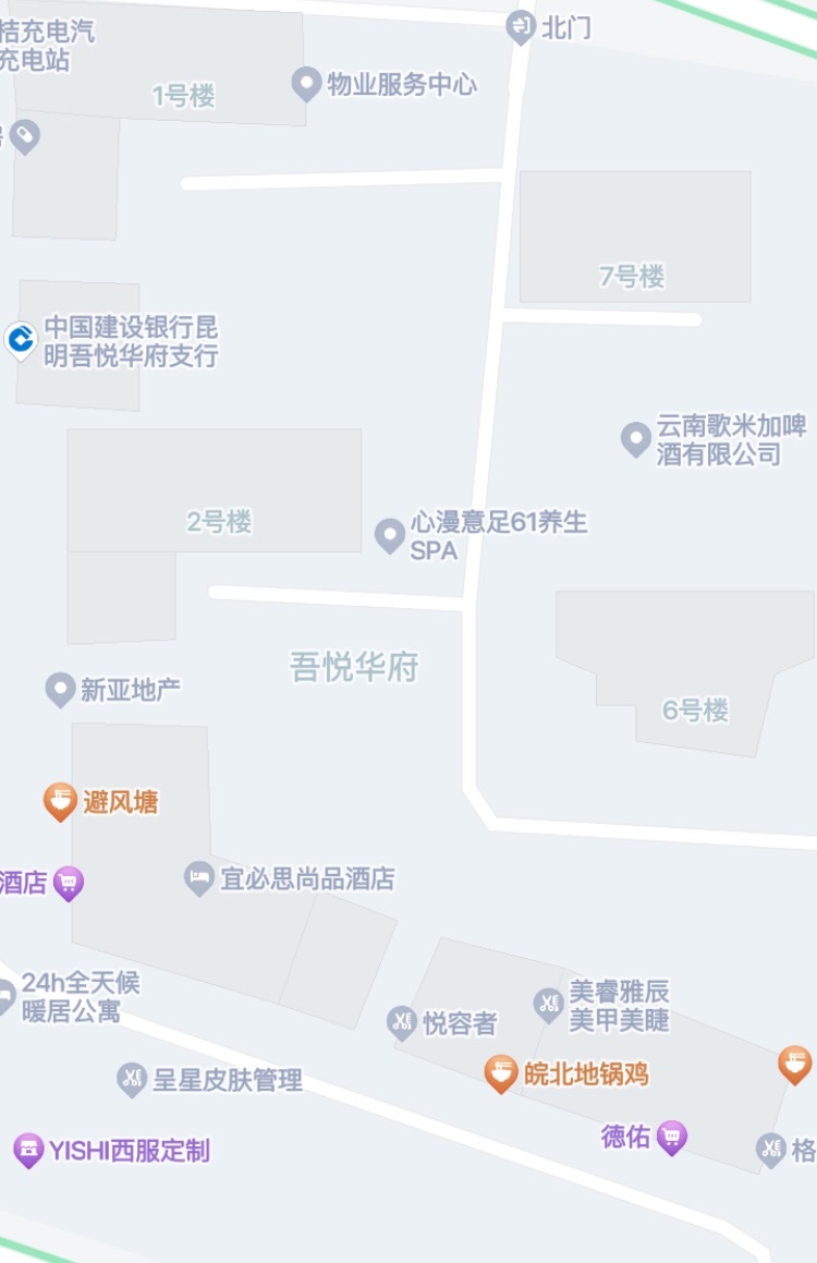 新城吾悦广场2号地块小区平面图