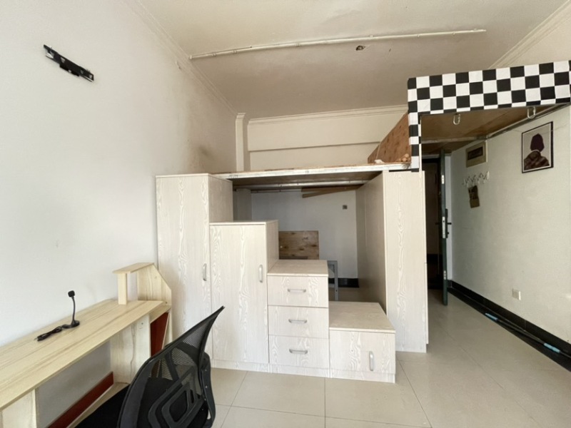 1室1廳1陽(yáng)臺(tái) 江東花城公寓臥室