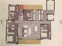 4室2廳2陽臺(tái) 華夏四季二期戶型圖