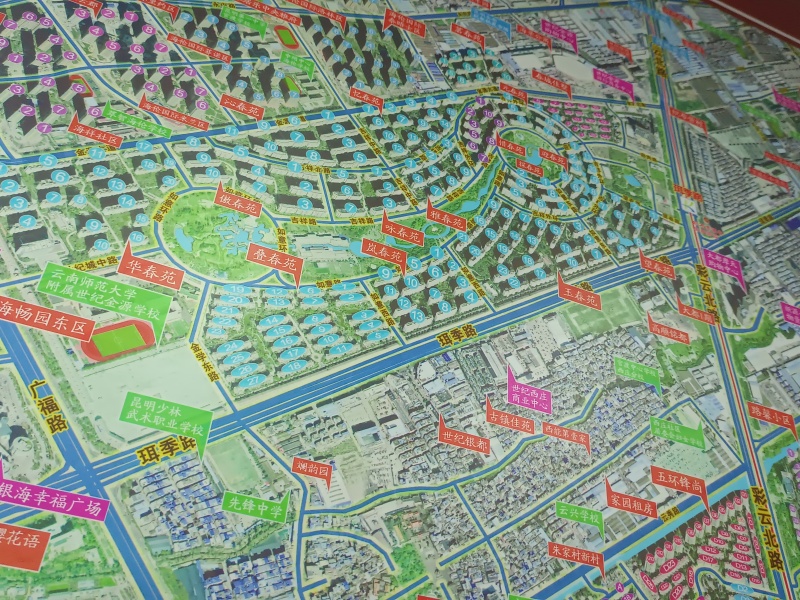 世纪城沁春苑小区平面图