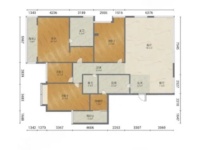 5室2廳2陽臺(tái) 盛高大城二期戶型圖