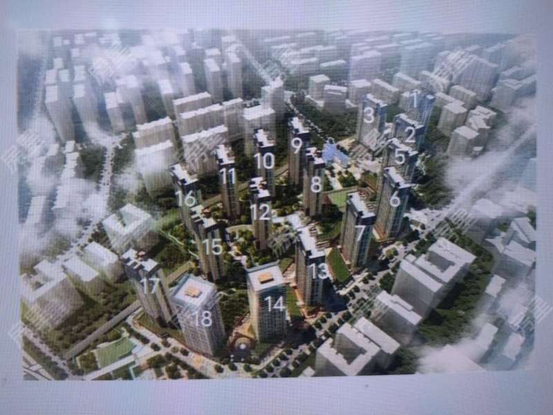 2室2廳1陽(yáng)臺(tái) 實(shí)力壹方城小區(qū)平面圖