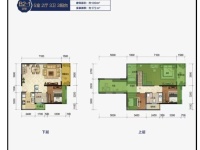 5室2廳4陽(yáng)臺(tái) 藍(lán)光水岸公園戶型圖