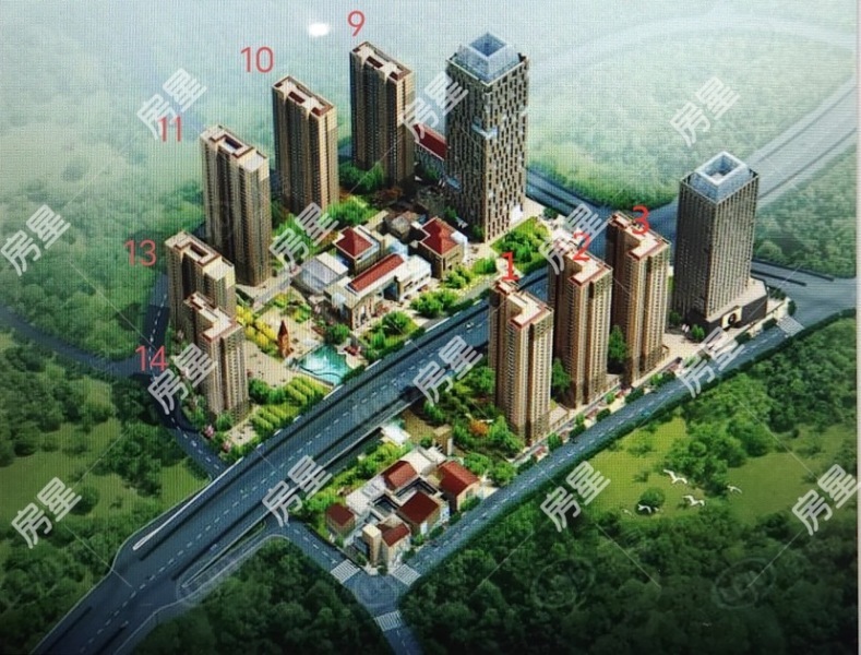 云南映象城市公园广场小区平面图