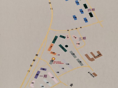 5室2廳3陽(yáng)臺(tái) 盛高大城二期小區(qū)平面圖