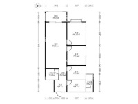 3室2廳1陽臺 萬宏國際三期戶型圖