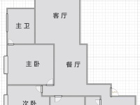 3室2廳 水晶宮戶型圖