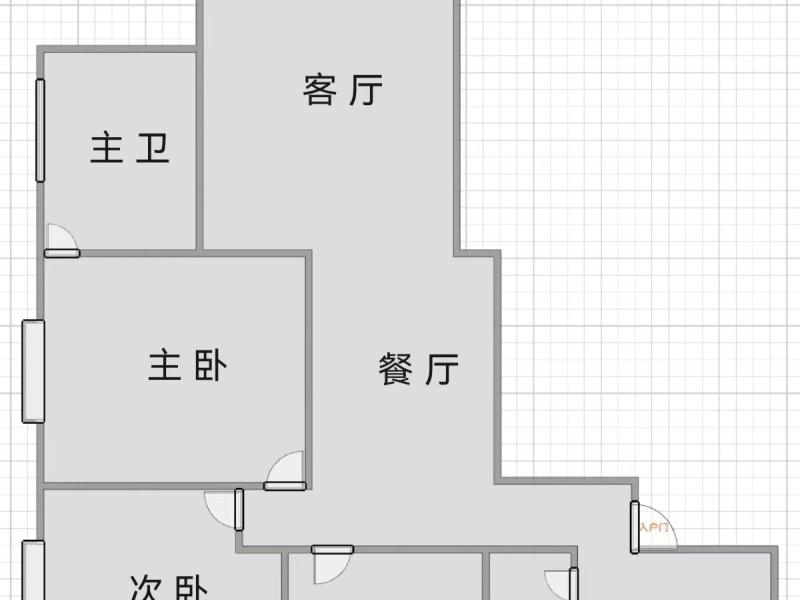3室2廳 水晶宮戶型圖