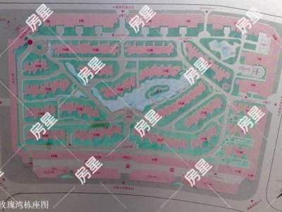 2室2廳1陽臺 玫瑰灣小區(qū)小區(qū)平面圖
