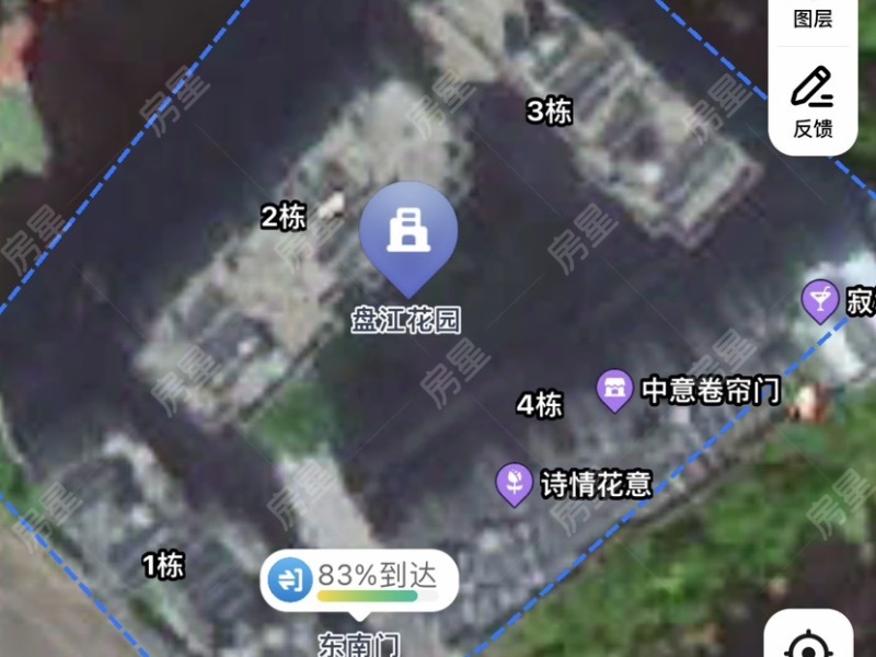 盘江花园小区平面图