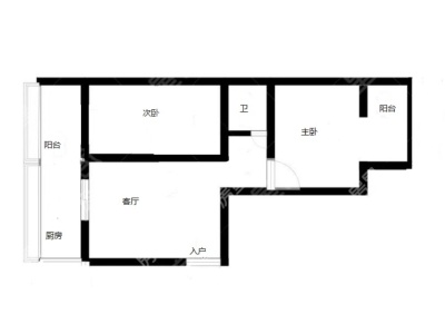 2室2廳1陽臺(tái) 頤欣里