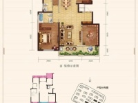 4室2廳2陽臺 融創(chuàng)春風(fēng)十里A8&amp;A13地塊戶型圖