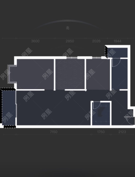 3室2廳1陽臺 萬宏國際三期戶型圖