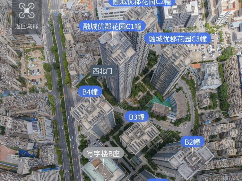 融城优郡小区平面图