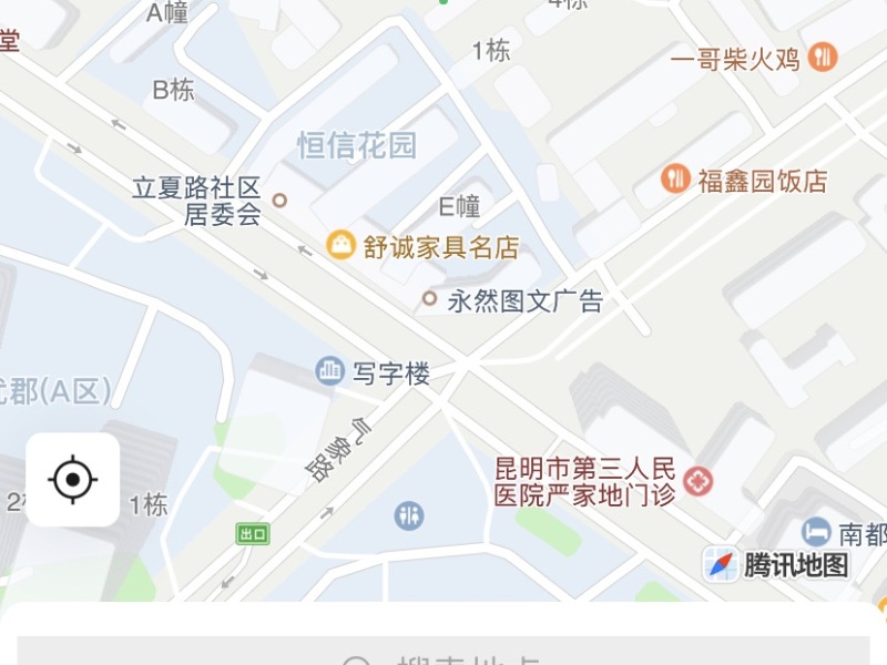 云南省环境科学研究院（王家坝23号）小区平面图