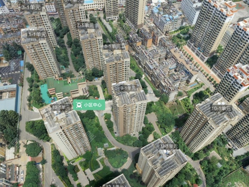 3室2廳1陽臺 金曇花園小區(qū)平面圖