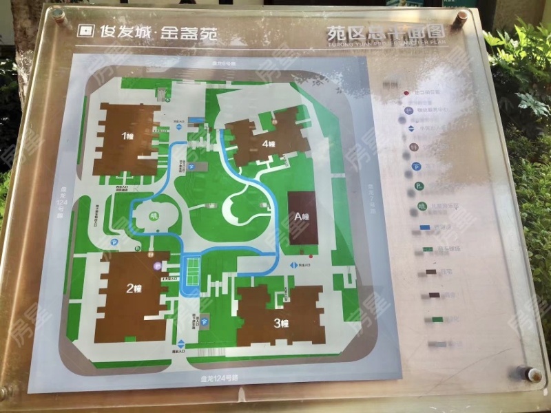 2室2廳1陽臺 俊發(fā)城金盞苑小區(qū)平面圖