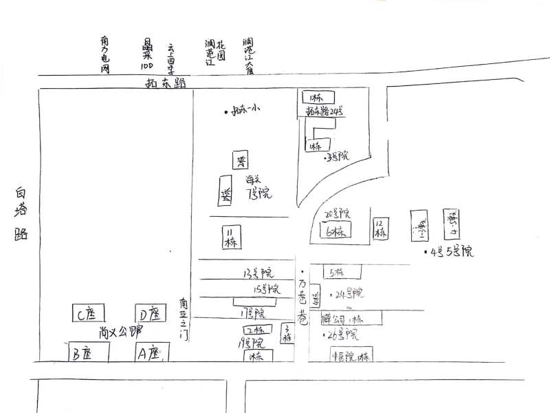 万寿巷4号小区平面图