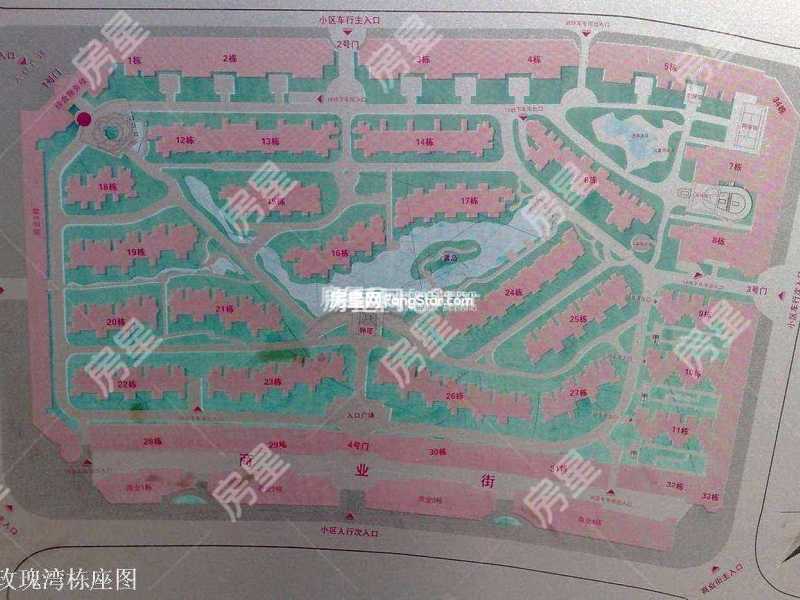 5室2廳3陽(yáng)臺(tái) 玫瑰灣小區(qū)別墅小區(qū)平面圖