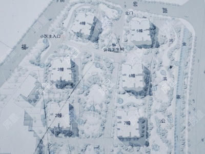 3室2廳2陽臺 恒泰滇池名門壹號院水語自然苑小區(qū)平面圖