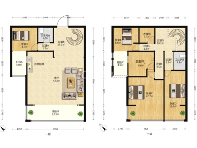 4室2廳1陽(yáng)臺(tái) 瑞鼎城一期