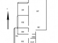 3室2廳1陽臺 金呈北泰花園戶型圖