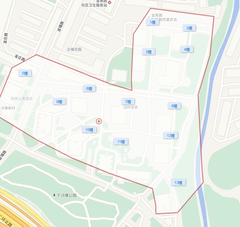 3室2廳 溪畔麗景小區(qū)平面圖