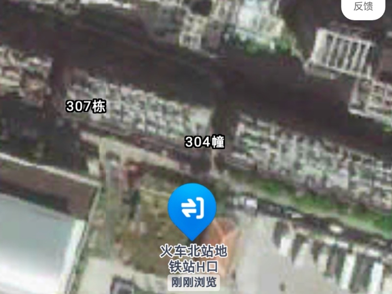 3室2厅1阳台 北站新村小区平面图