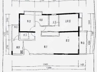 3室2廳2陽(yáng)臺(tái) 潤(rùn)城二區(qū)戶(hù)型圖