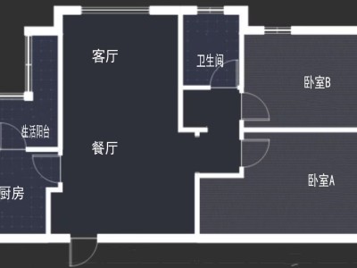 2室2廳 萬科金域國(guó)際