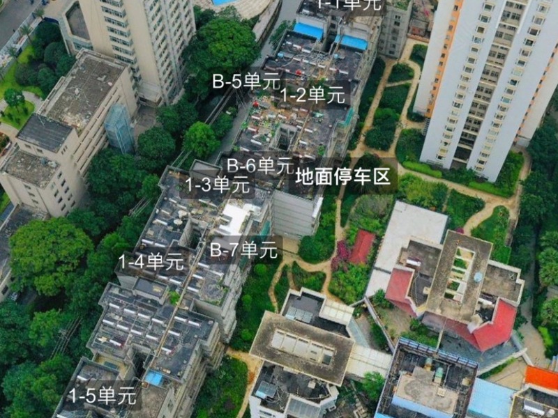 4室2廳 復(fù)興花園小區(qū)平面圖